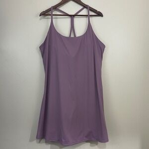 HALARA Lavender Purple Strappy Tank Dress